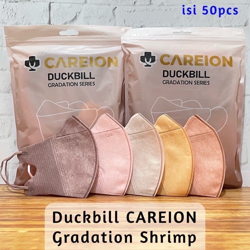 MASKER DUCKBILL PREMIUM CAREION EMBOS 3 PLY ISI 50pcs