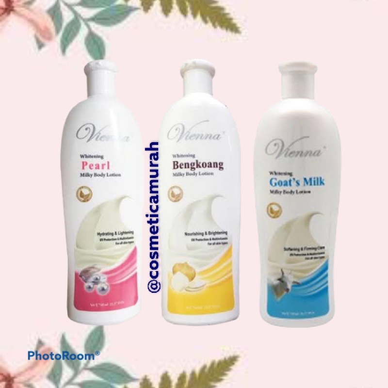 isi 720 ml - vienna handbody lotion - vienna lotion 720 ml | vienna lotion hokkaido cow milks