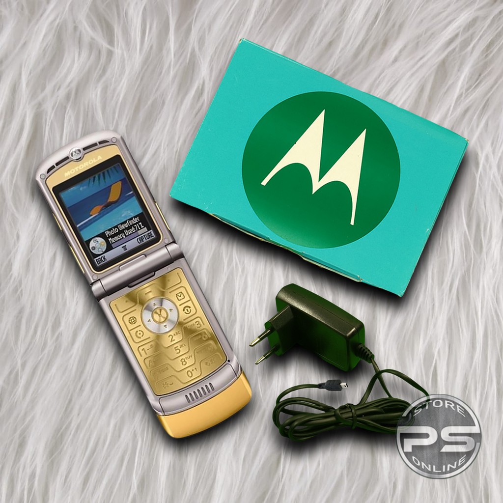 HP Motorola V3i GOLD EDITION - Edisi terbatas - Bisa Dipasang SD Card - HP Mewah-3