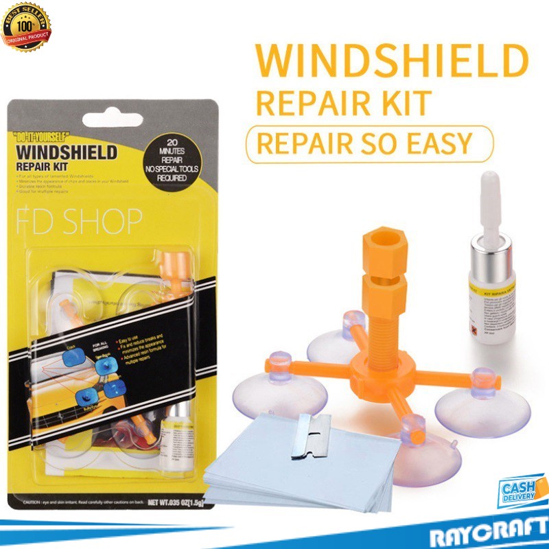 Lem Kaca Mobil Jendela Retak Pecah Memperbaiki Kaca Retak Perekat dan Penambal Kaca Pecah