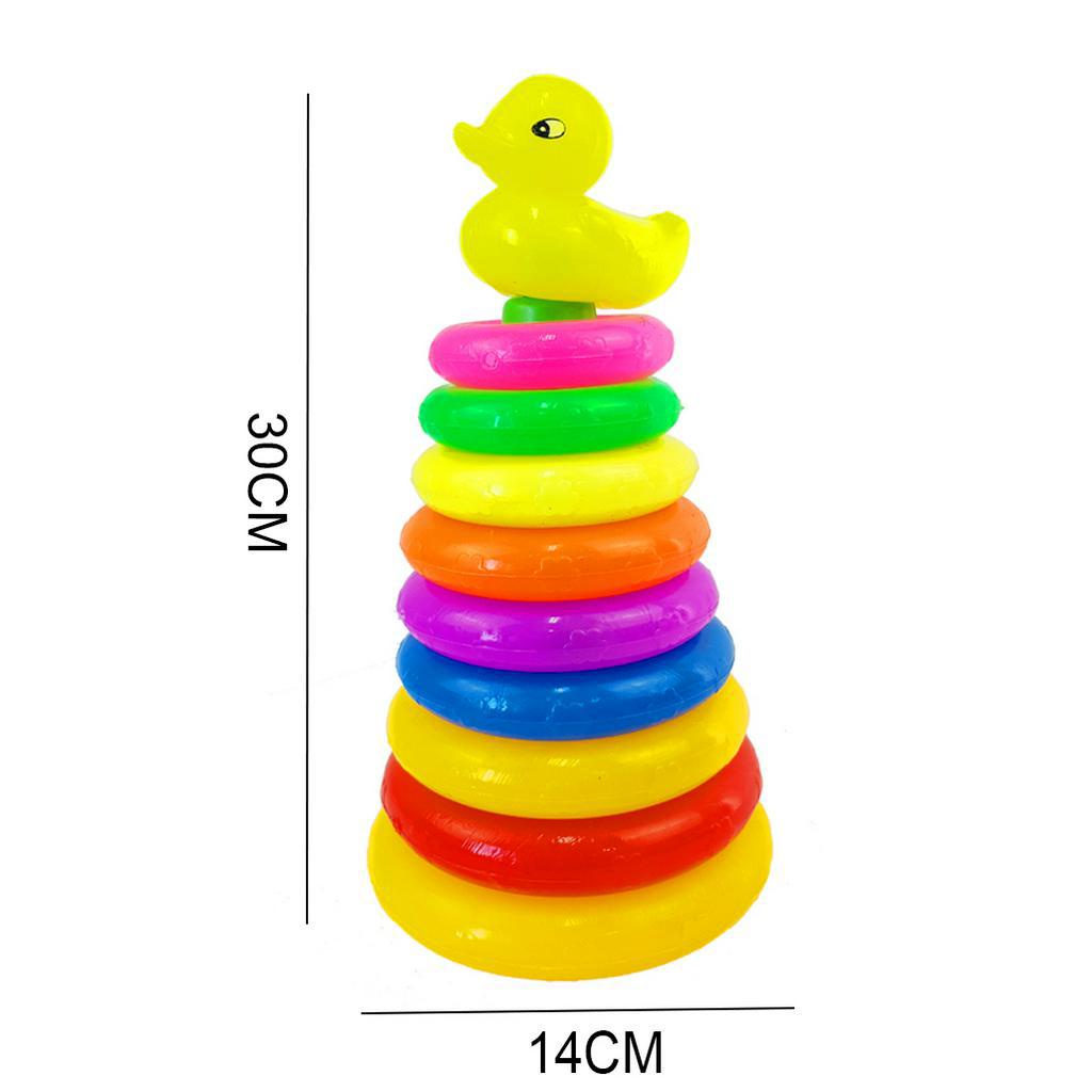 Mainan Edukasi Anak Ring Donat Susun / Mainan Ring Pile Up Cincin 9 ( 1609-9 )