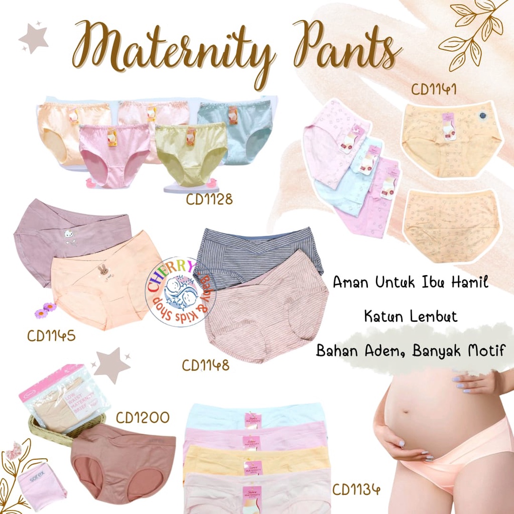 Celana Dalam SOREX / CD Ibu Wanita Hamil 1134 / 1138 / 1140 / 1141 / 1200 (Maternity Panty)