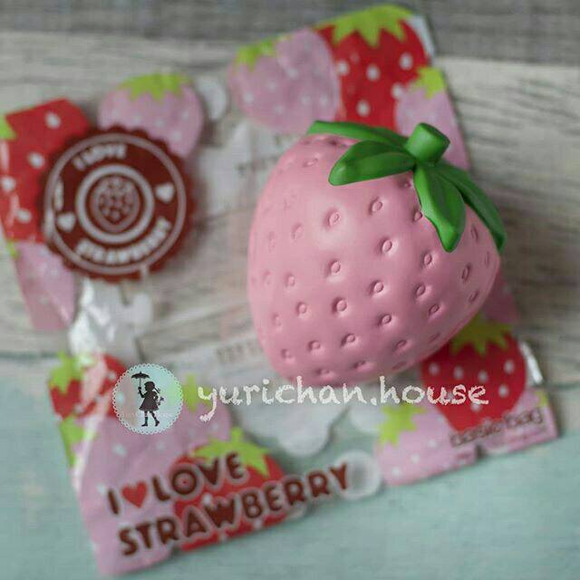 SQUISHY JUMBO PINK STRAWBERRY by  IBLOOM
