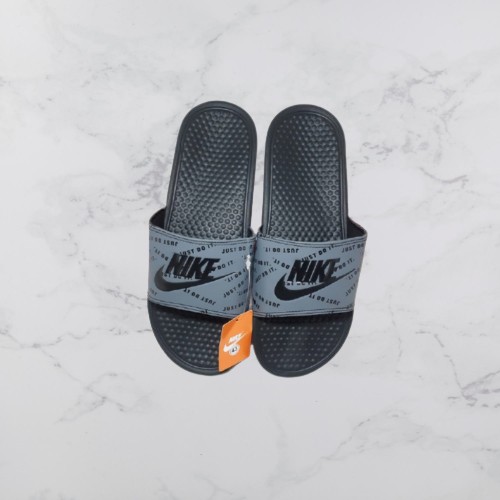SENDAL SELOP SLOP KARET SANDAL FLIP FLOP SANDAL SLIDE WANITA PRIA SANDAL SANTAI NIKE HITAM BIRU PREM