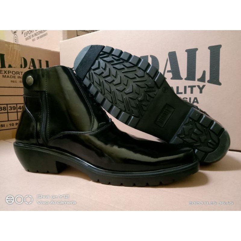 SEPATU KULIT PRIA PDH POLRI TNI SECURITY