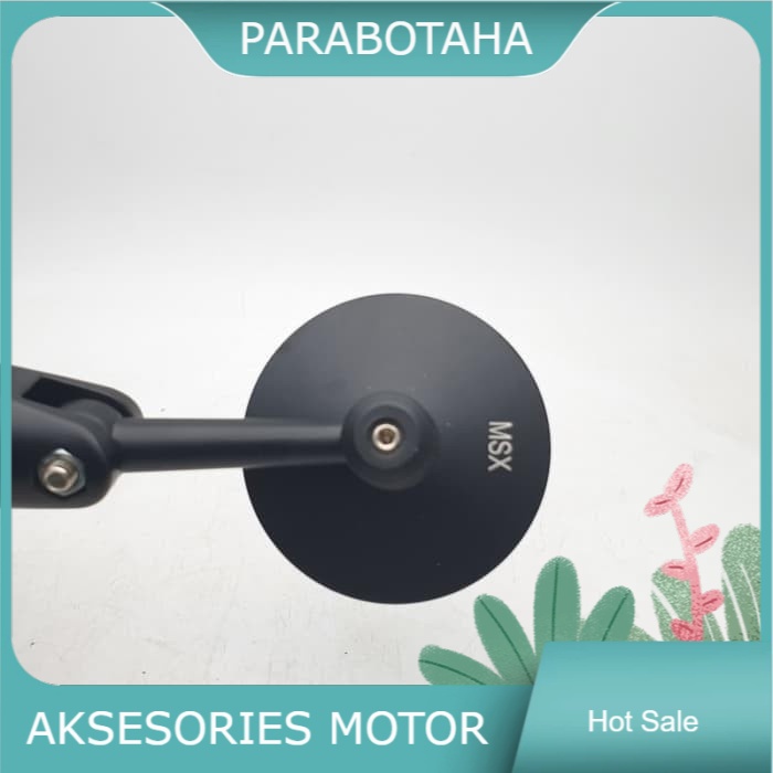 Spion Jalu Bulat Motor Classic Vespa Scoopy Cafe Racer W175 XSR CB - Batang-Gold