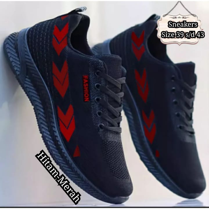 Sepatu Snekers Olahraga Pria Fashion Stone COD / sepatu jogging / sepatu Running