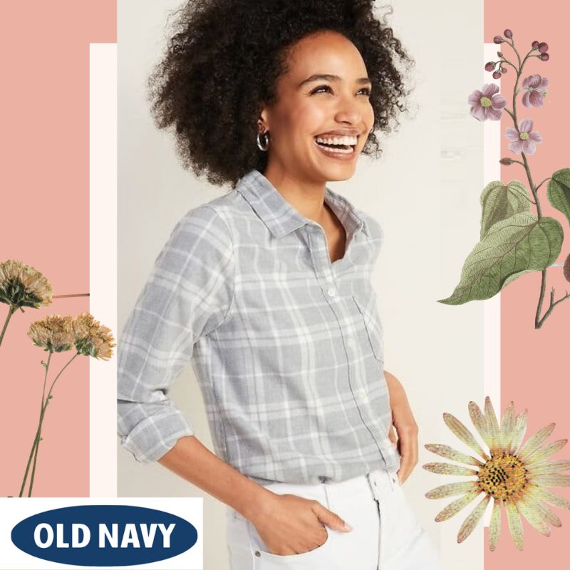 OLD NAVY Kemeja Flanel Wanita