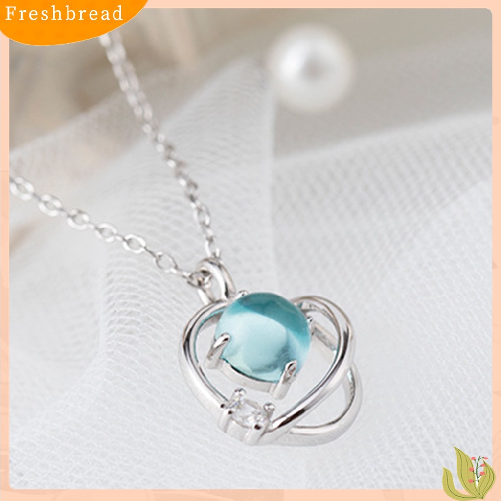 Terlaris Collarbone Necklace Transparent Star Fresh Fancy Planet Transparent Ladies Necklace for Date