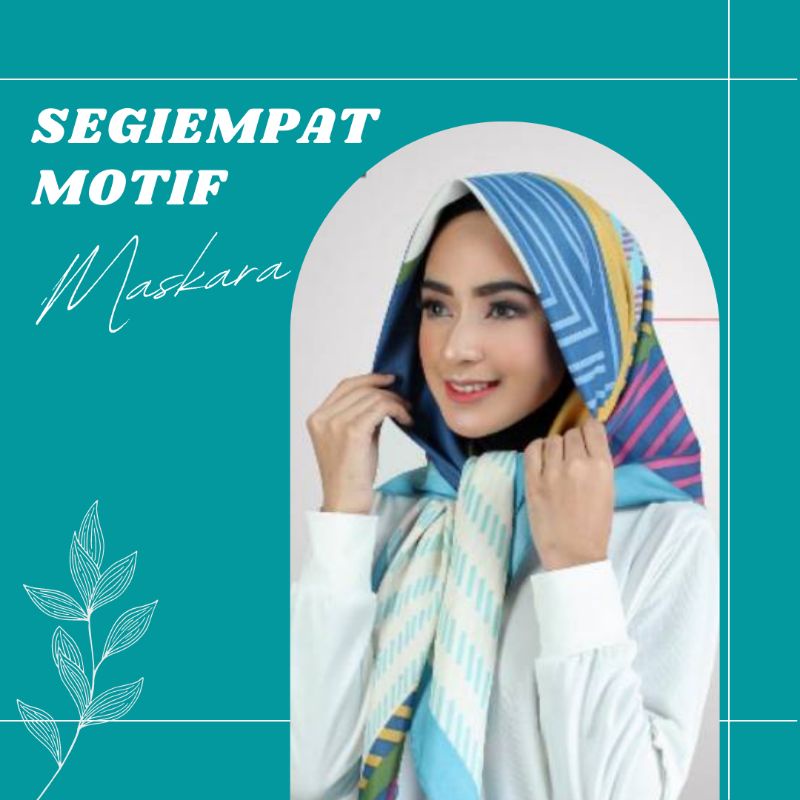HIJAB SEGI EMPAT MOTIF MURAH / HIJAB GROSIR