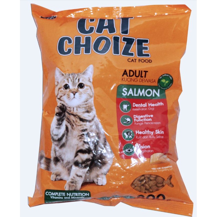 makanan kucing cat choize salmon adult 800 gram