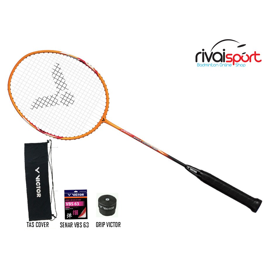 Raket Victor Brave Sword 1900 E (+Senar Vbs 66 +Grip Karet +Grip Karet)