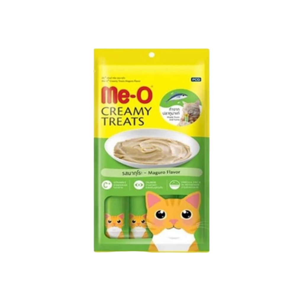 MeO Me-O Creamy Treats Snack Kucing All Variant 1 pack 60gr Non Bio