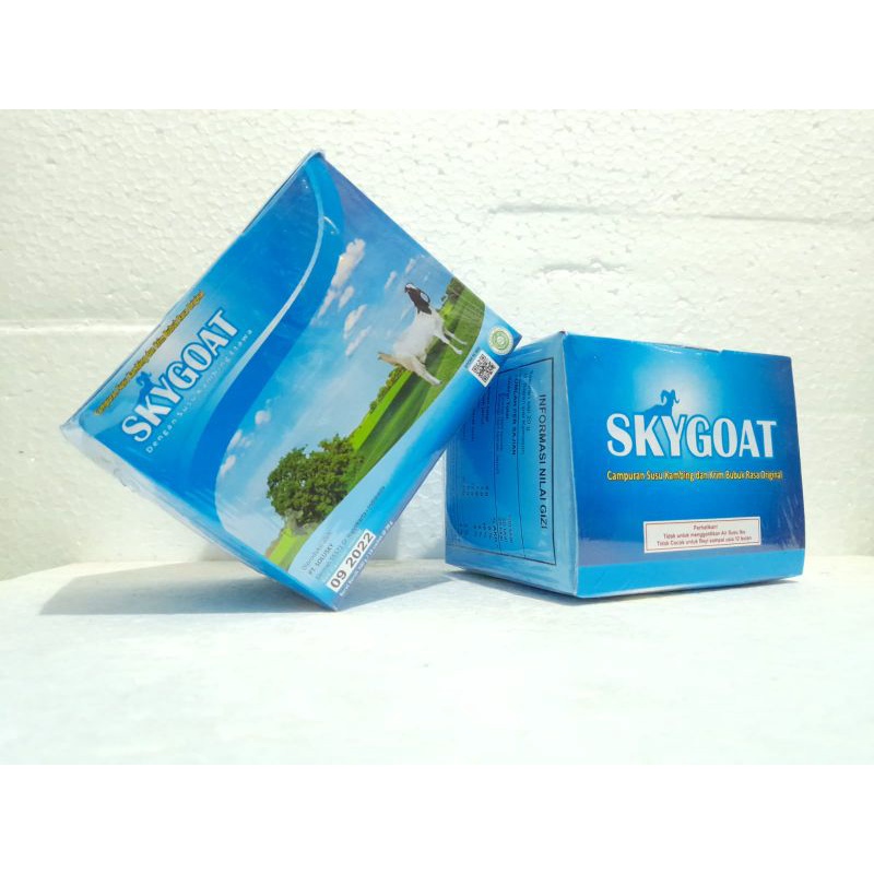 

Skygoat Susu Kambing Serbuk 1 kotak isi 10 sachet.