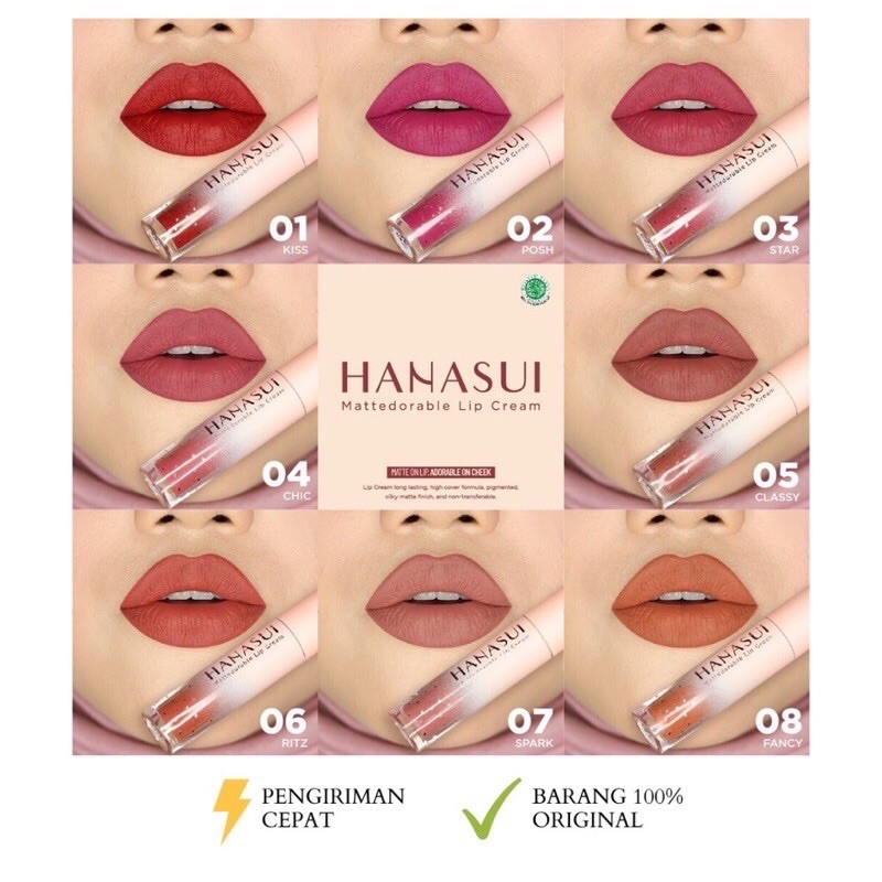 HANASUI ORIGINAL MATTEDORABLE LIPCREAM