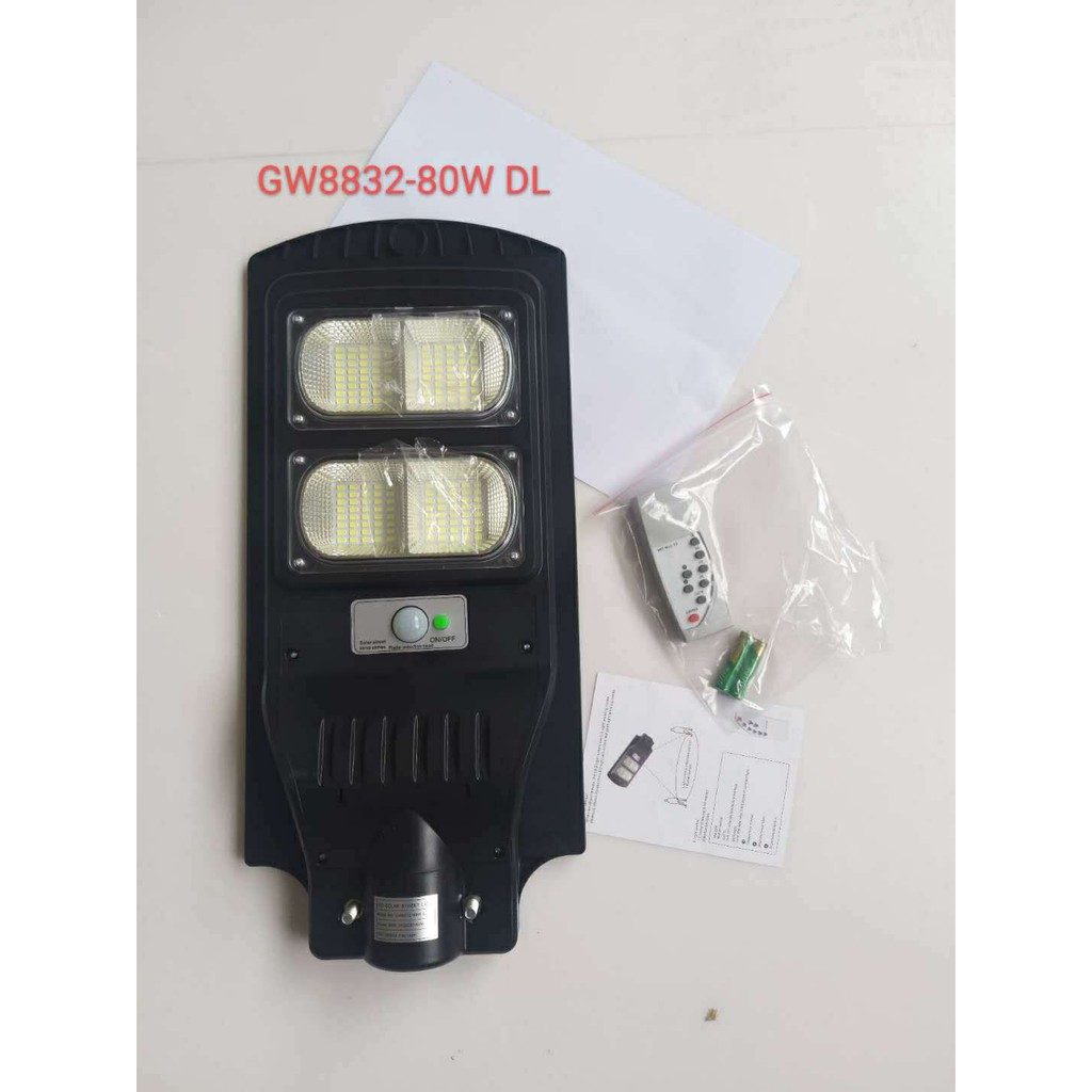 Lampu Jalan LED 80W PJU Lampu Jalan Solar Cell