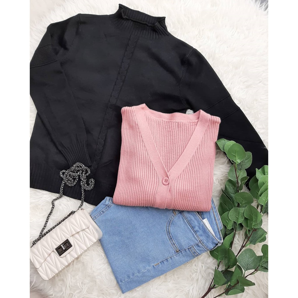 CARDY RINGGO  - CARDI PULL BEAR - LAVELLA CARDIGAN-DUSTY