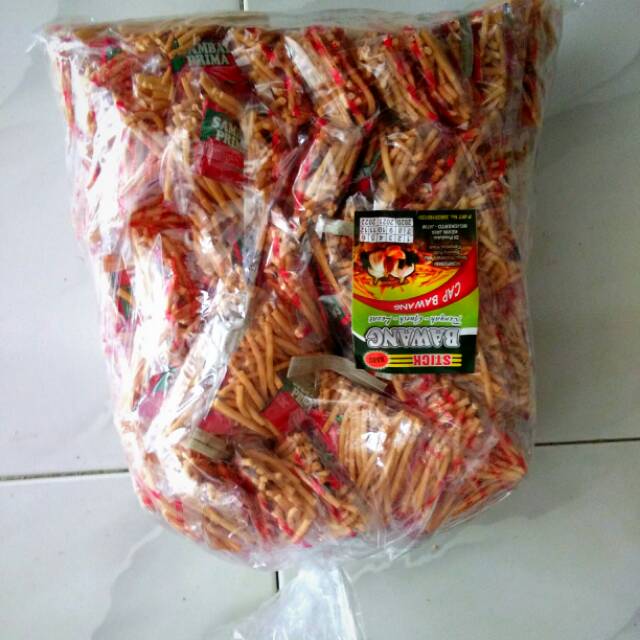 

Stik bawang camilan ringan enak gurih / cemilan stik bawang renyah / tic tic / kue stick + caos