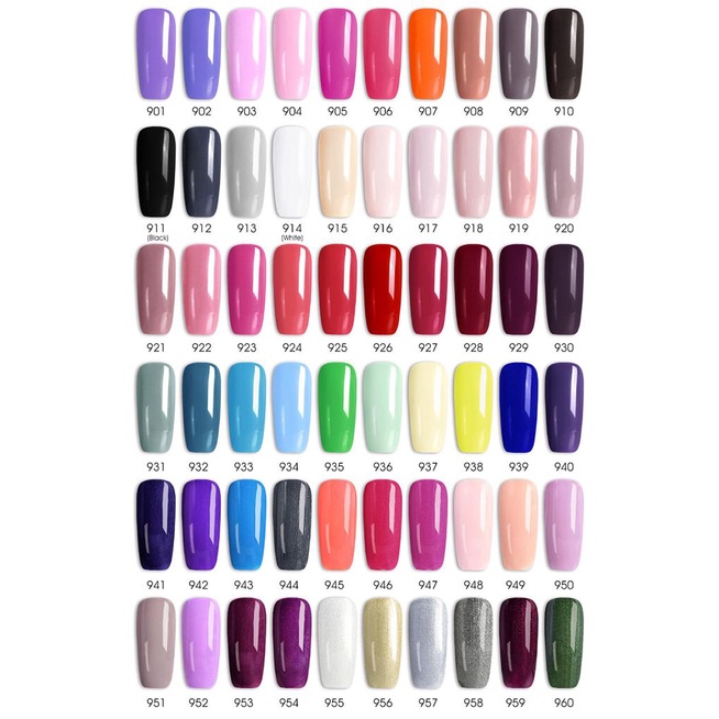 ~AB~ Venalisa Set 60 Colors Kutek Gel UV Nail Polish Polish Kuteks Cat Warna