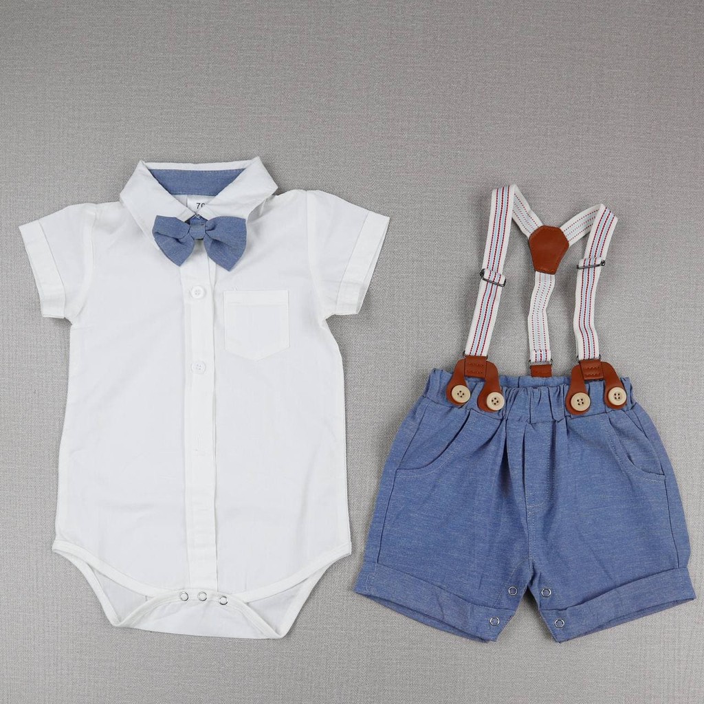 LITTLECUBBY - Baby Suspender Suit