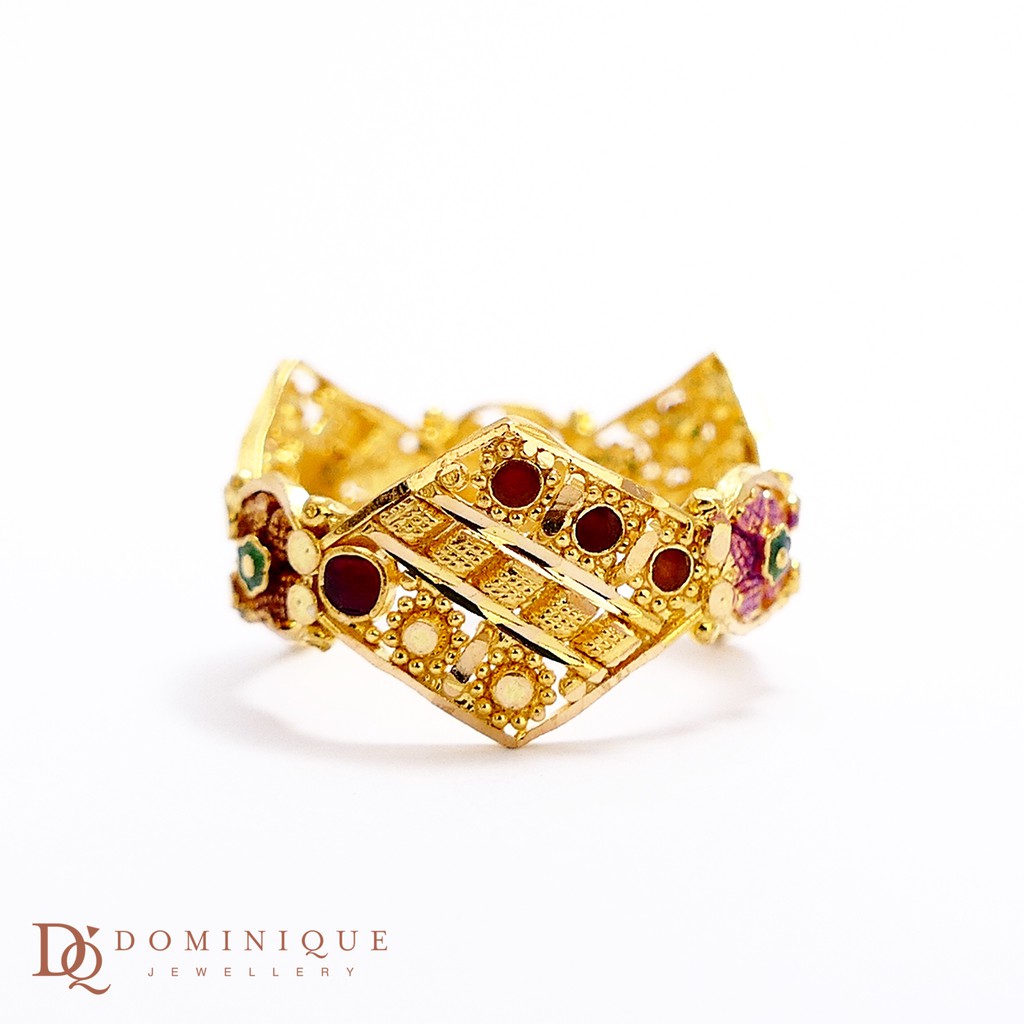 

Dominique Jewellery-Cincin Dubai Standar Internasional 91,6% DQC 1812