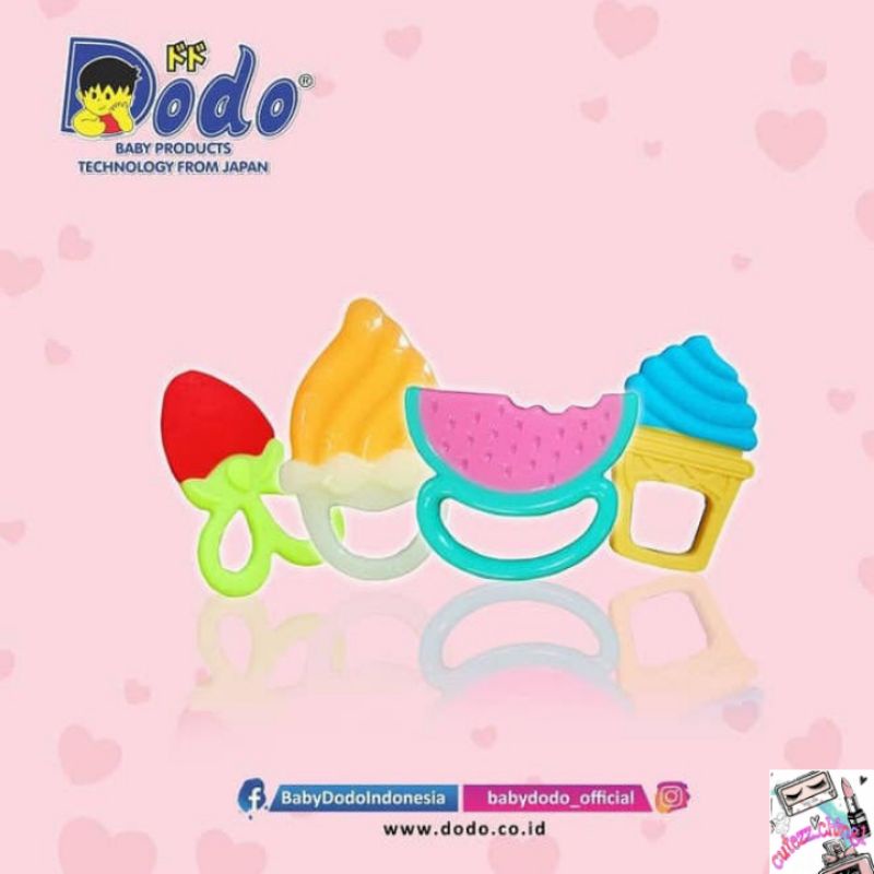 ☃️Cutezz_ching1☃️Dodo Silicone Teether Fancy Series/Fruit Series