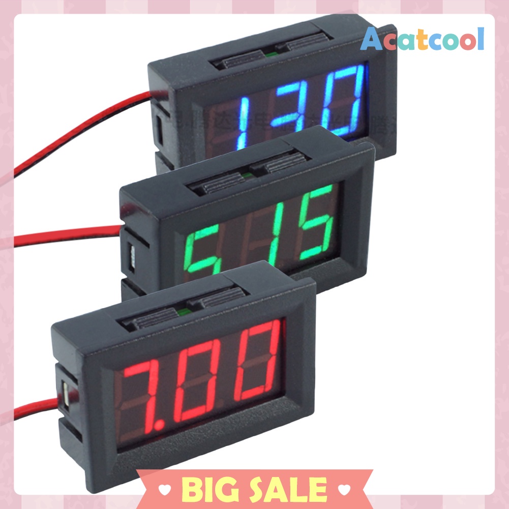 0.56inch LED Display DC 4.5-30V Two-wire Digital Voltmeter