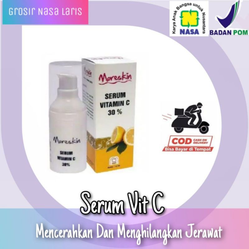 MORESKIN SERUM VIT C NASA SERUM JERAWAT BPOM