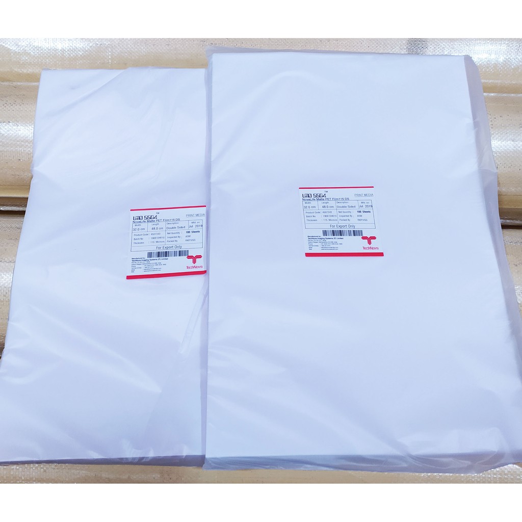 

Matte Opaque A3+ 115gr (Matte Pet) 100 Lembar