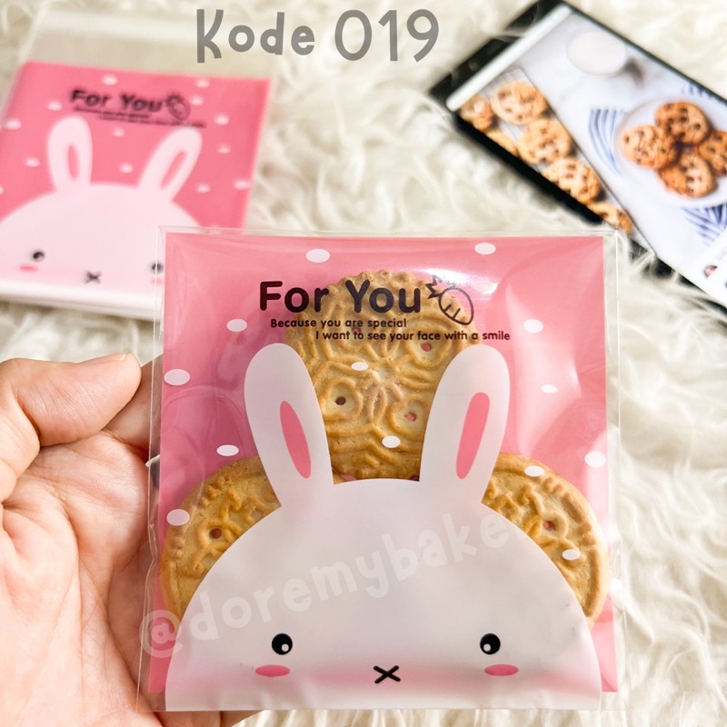 PLASTIK COOKIES LUCU 10x10 KEMASAN KUE LUCU UNIK GOODIE BAG PLASTIK COOKIES
