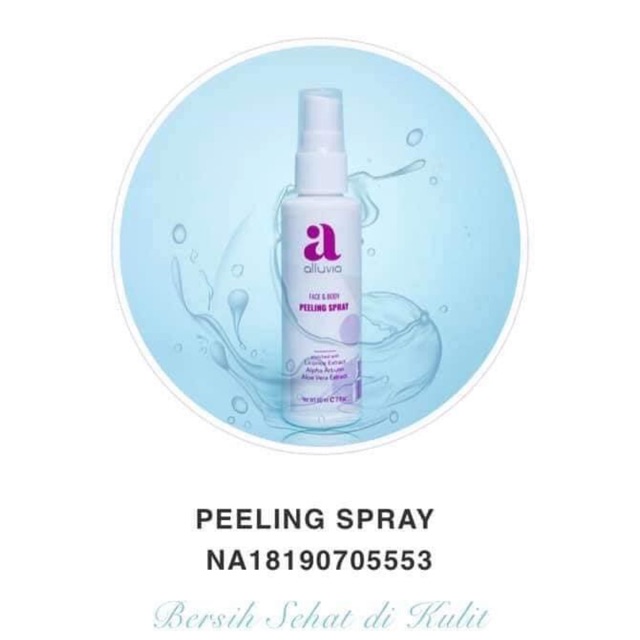 peeling spray Alluvia