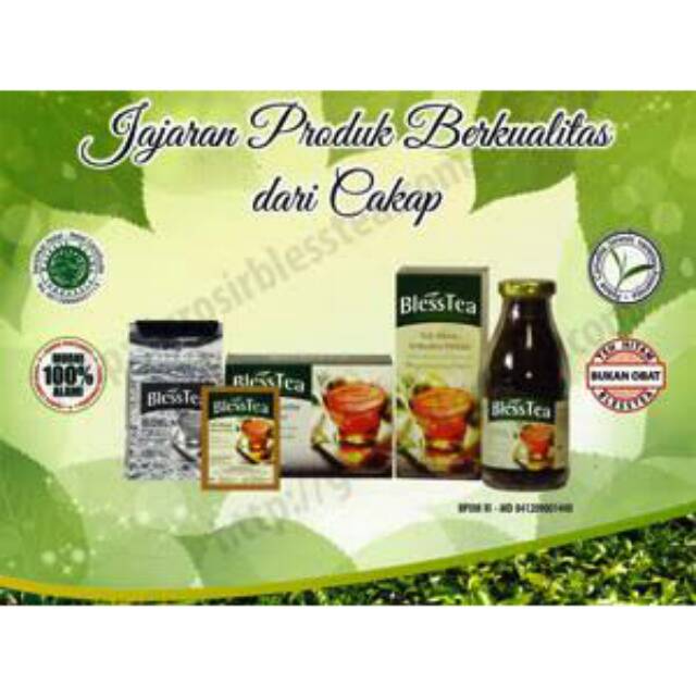 

Bless tea botol isi/berat 110 gr