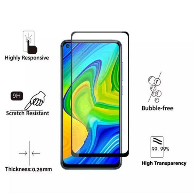 Tempered Glass Xiaomi Note9 Full Screen Premium Protector Quality