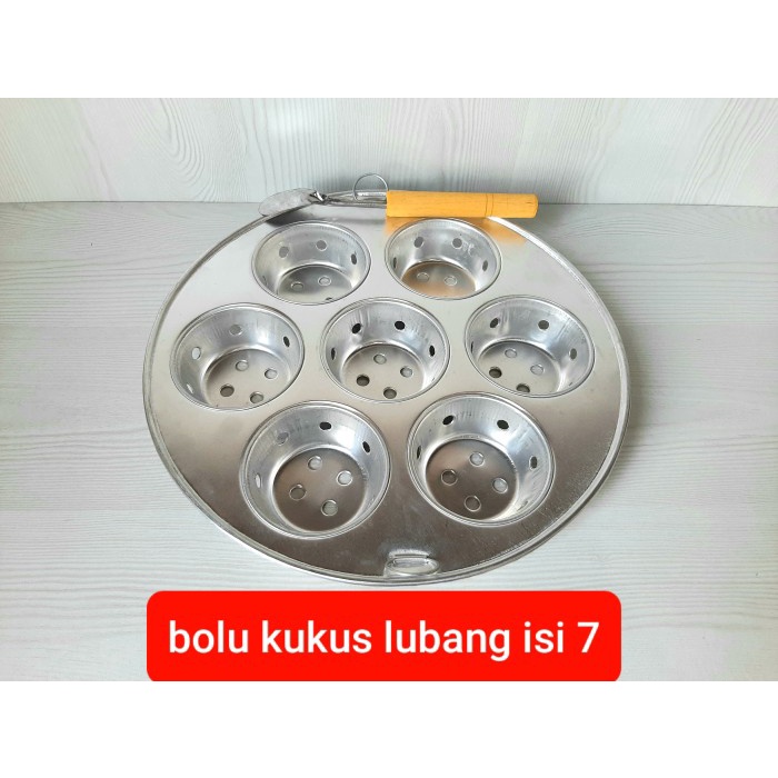 

Baru Loyang Bolu Kukus Bulat isi 7 Sutil mini Mz