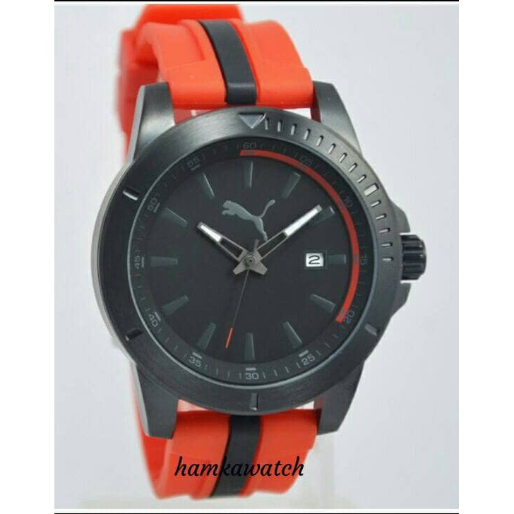 jam tangan / Watch_Id pria puma original PU911251003 black red