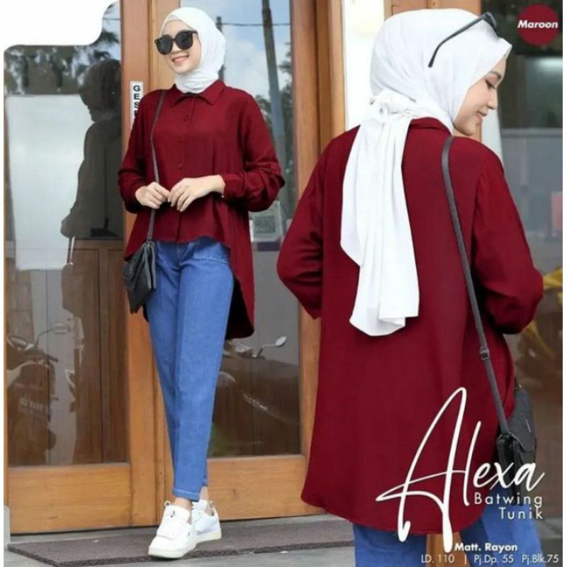 atasan wanita terbaru Alexa blouse kemeja wanita kancing aktiv/busui blouse wanita terbaru setelan atasan wanita terbaru baju atasan wanita masakini atasan wanita muslim atasan wanita terbaru blouse pesta atasan kondangan baju kondangan wanita terbaru