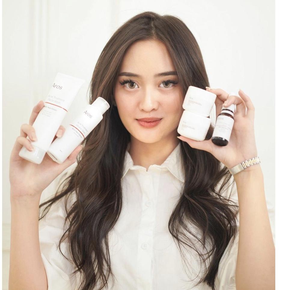 Bayar Di Tempat SPM8C AROS ORIGINAL ACNE TREATMENT | BPOM | PAKET 4 IN 1 SKINCARE W87 Buruan Beli