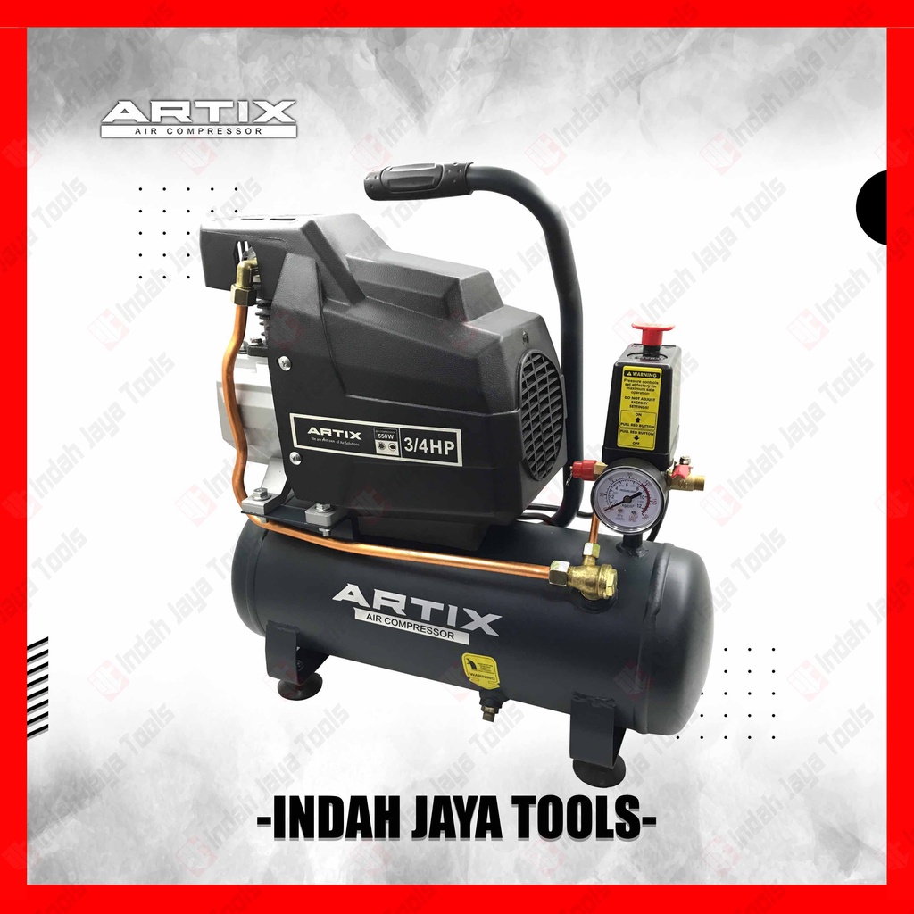 ARTIX Direct DA 0709 Kompresor Angin 550 Watt 3/4 HP 9 L Mesin Pompa