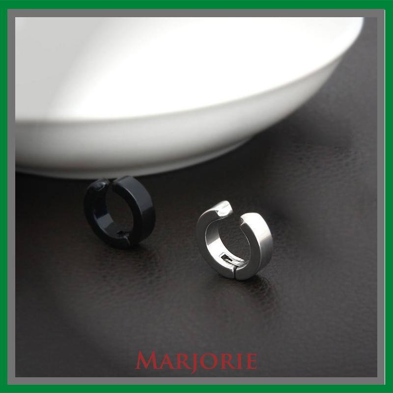 Anting Magnet Tanpa Lubang Telinga Palsu Bahan Titanium Steel-MJD