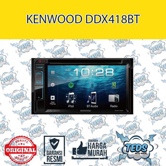 Terlaris Headunit Kenwood DDX418BT