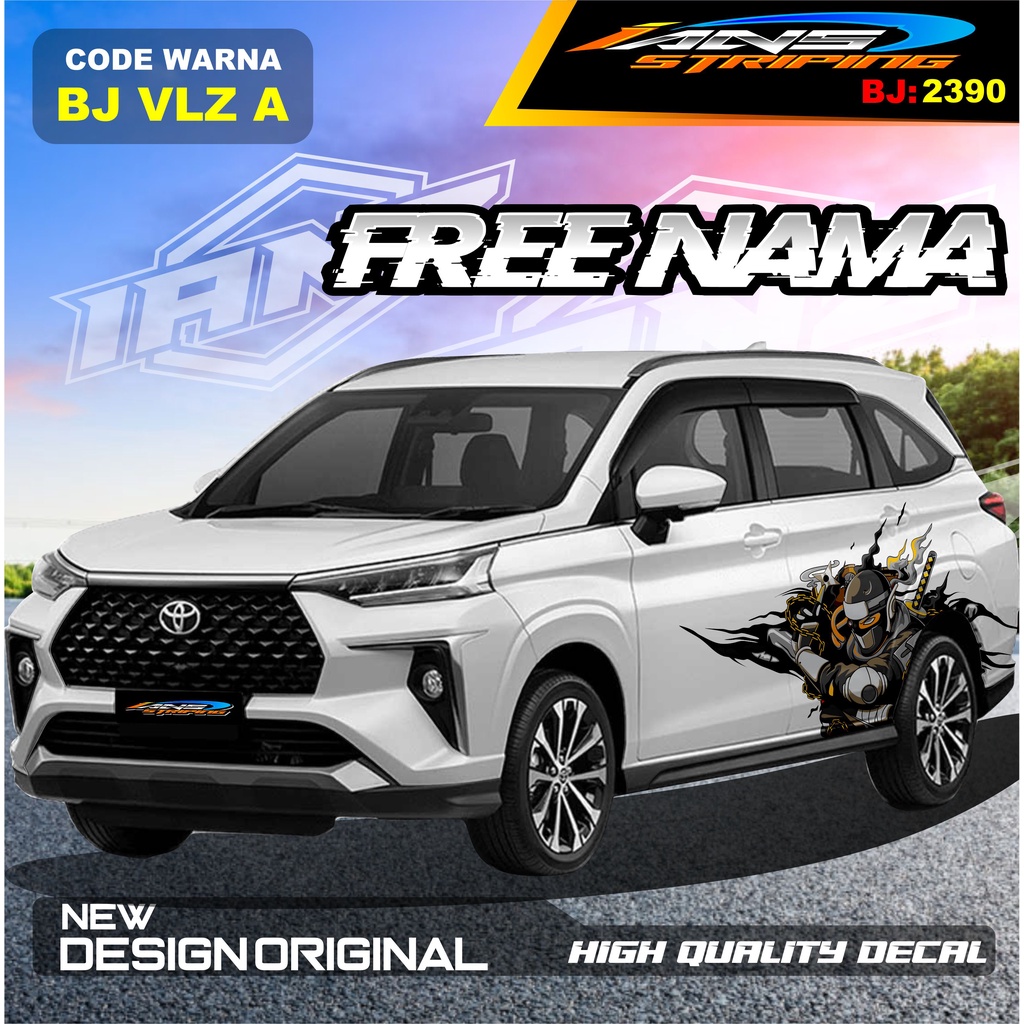 VARIASI STIKER MOBIL AVANZA VELOZ / VARIASI STIKER MOBIL XENIA REBORN / STICKER DECAL MOBIL PAJERO / STIKER MOBIL