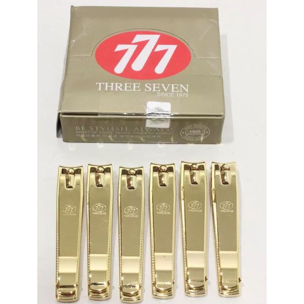 Gunting Kuku 777 Original Made in Korea Ukuran Kecil 777 Gold Stainles