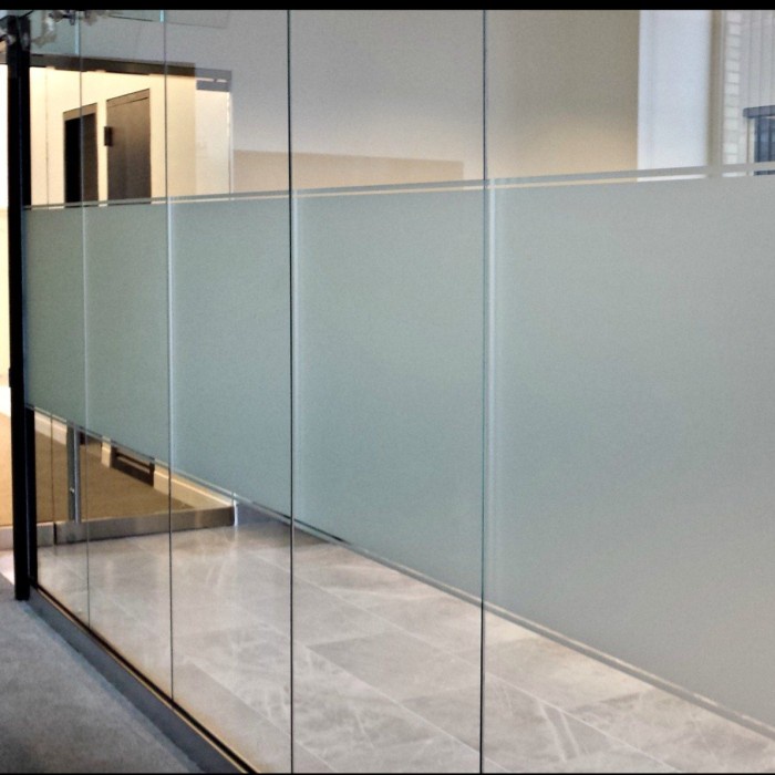 Sandblast Polos Buram / Sticker Sandblast Kaca - L90