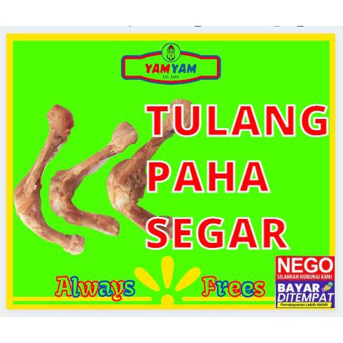 

Jual Tulang Paha L Ayam 500gr 500 gram 1/2 kg Fresh Segar Makanan Hewan Binatang Kucing Anjing Ular