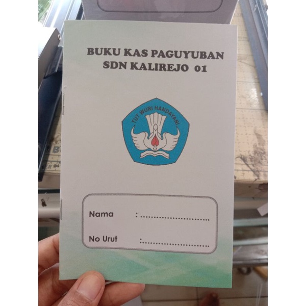 

buku tabungan sekolah/buku tabungan kas/iuran sekolah