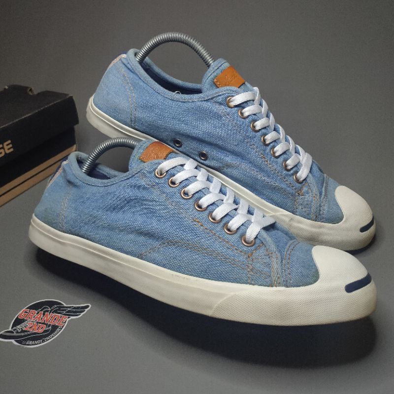 Sepatu Second Bekas Converse Jack Purcell Blue Jeans