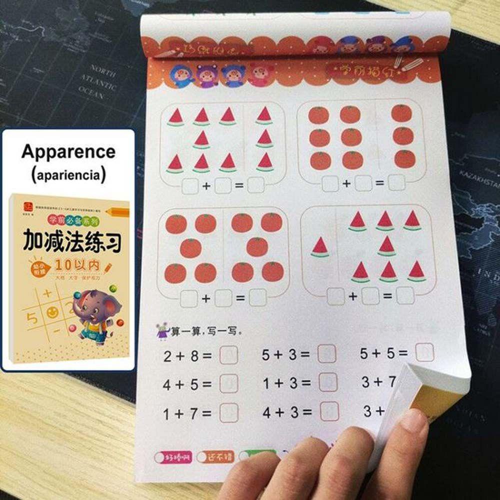 Buku Latihan Matematika Anak Agustina Kids Motif Kartun Latihan Tulisan Tangan Math Learning Angka