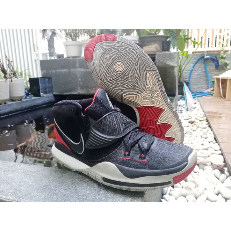 Sepatu Original Nike Kyrie 6 University Red Preloved Bekas Second