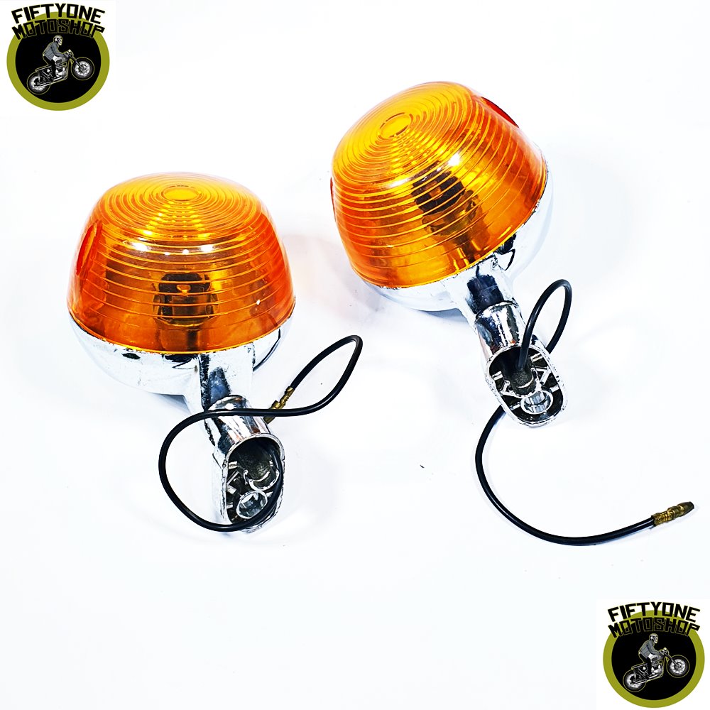Lampu Sein Ritting Sein CB100 CB125 S90Z Motor Custom Retro 1 Pasang