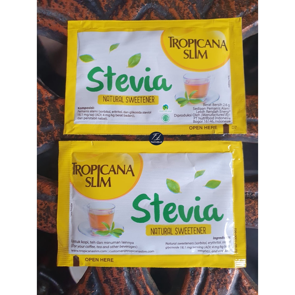 

Gula Pemanis Alami Natural Sweetener Tropicana Slim Stevia Bebas Gula Rendah Kalori Nol Kalori Untuk Diet Diabetes Ecer ORIGINAL BARU GARANSI UANG KEMBALI